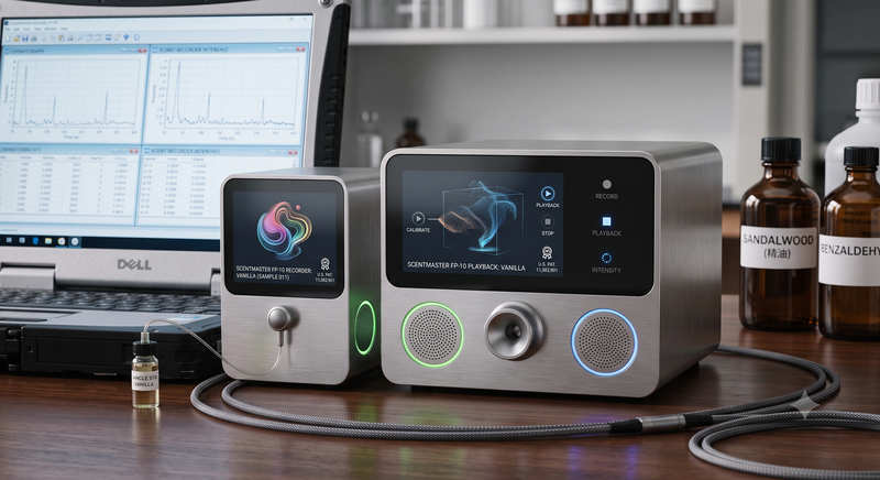 3)Fragrance Recorder and Playback device
